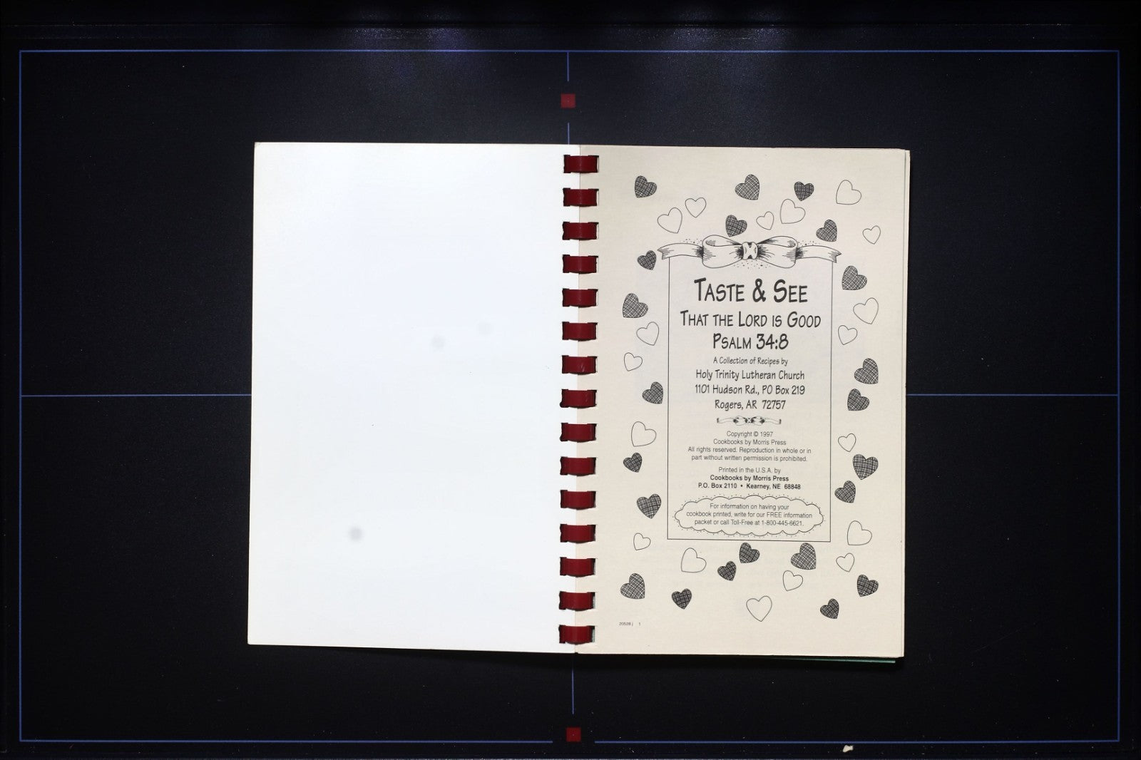 Holy Trinity Lutheran Church Cookbook, 1997 - Rogers, Arkansas - Vintage Recipes