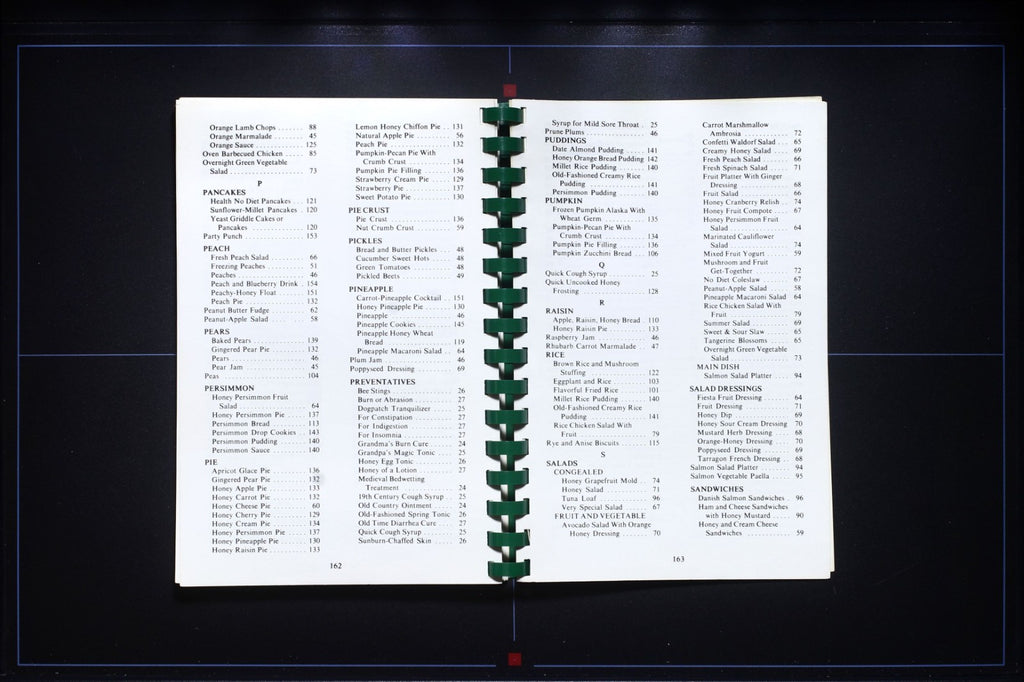 Here's to you, Honey! - Sugarless Cookbook - Joe Parkhill - Vintage Recipes