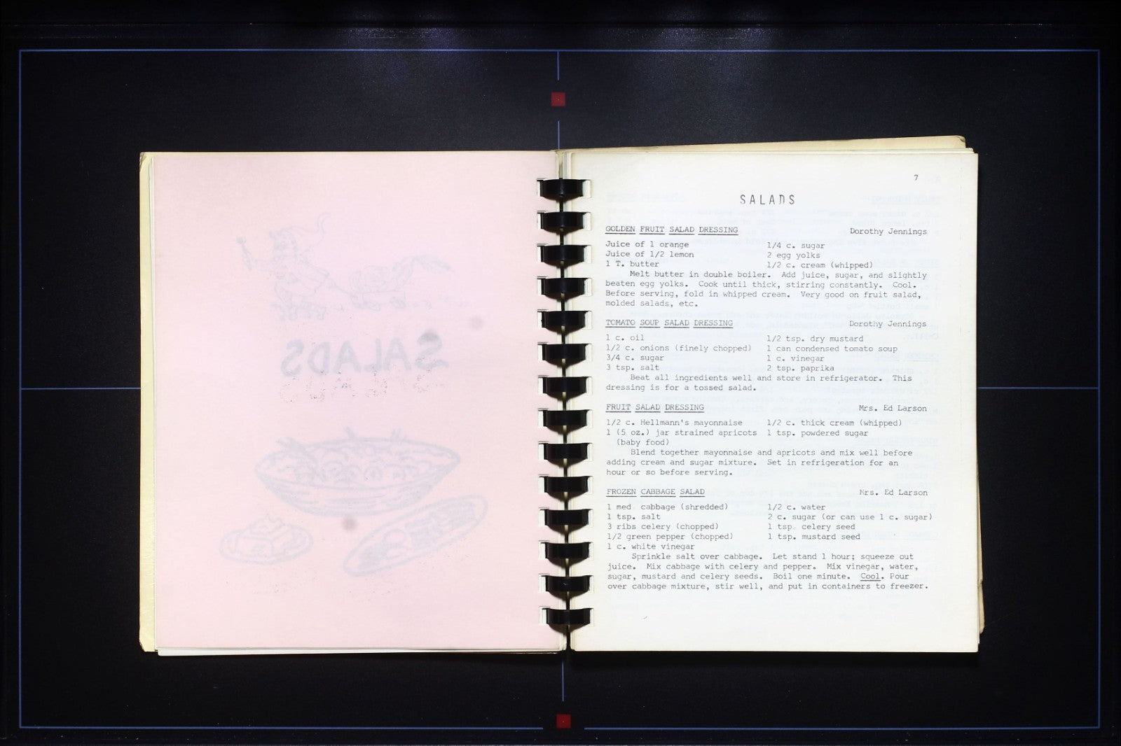 Favorite Recipes (1977) - Lutheran Chapel - Avalanche, Wisconsin - Cookbook