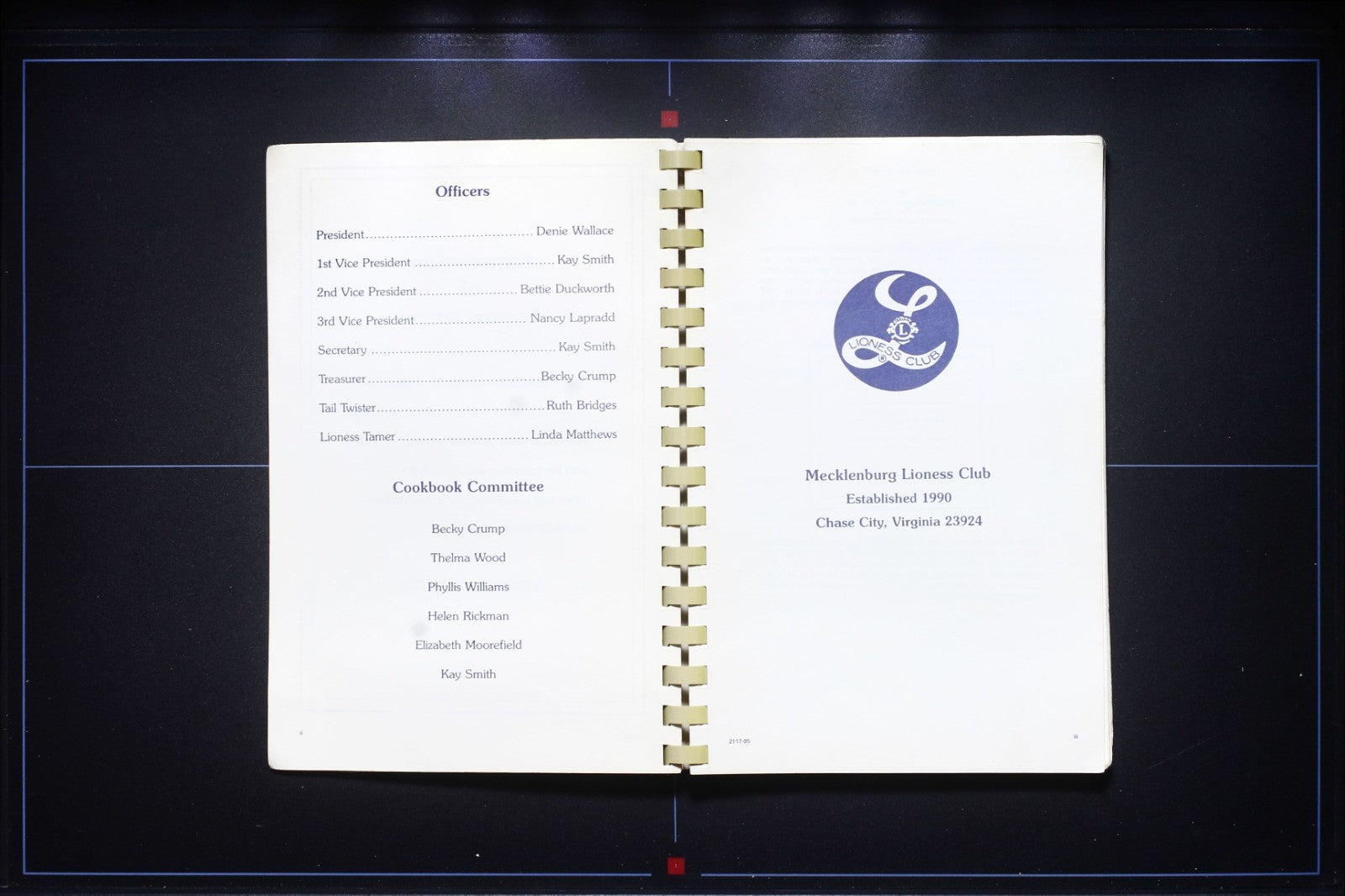 Recipes Old and New Cookbook (1995) - Lioness Club - Chase City, Virginia