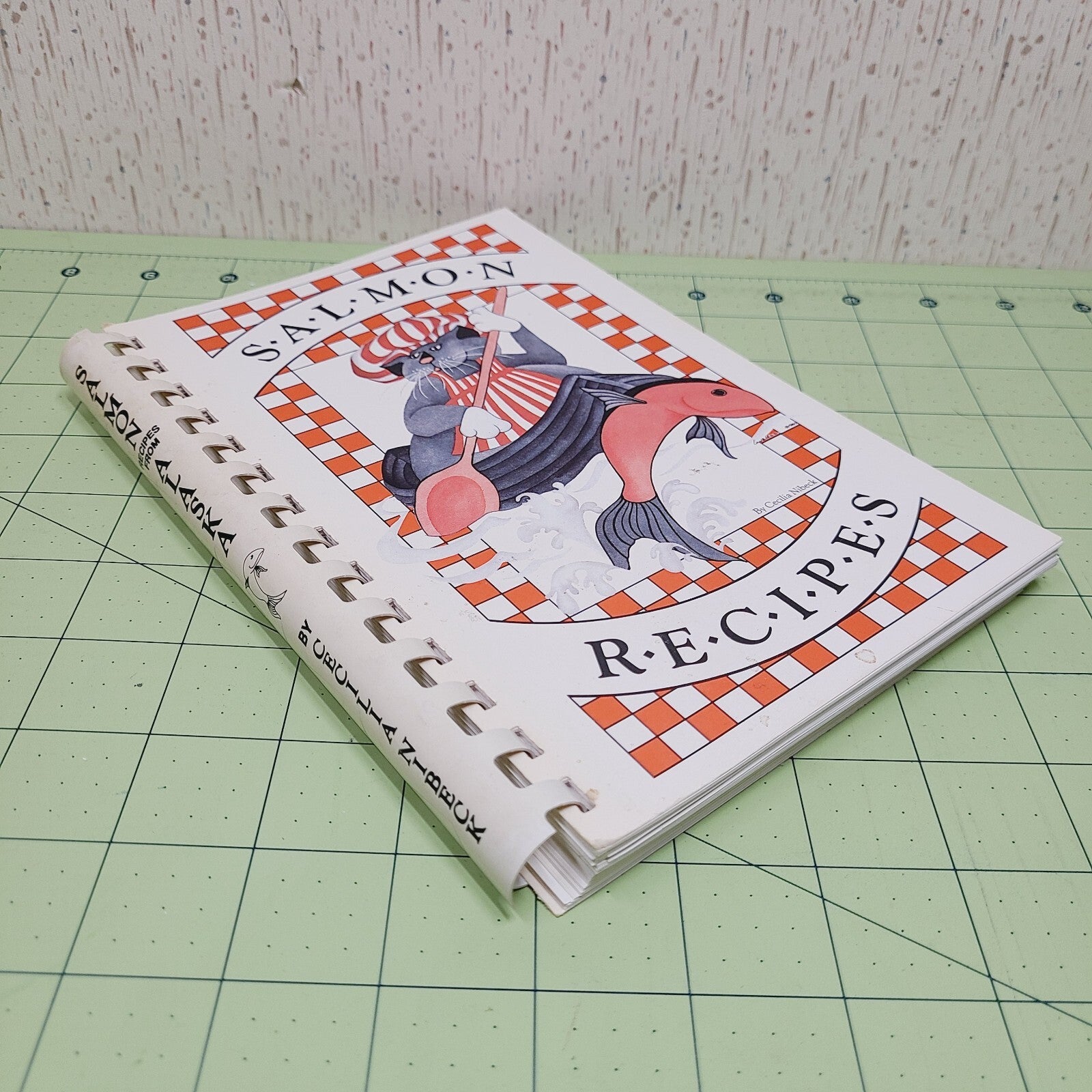 Salmon Recipes from Alaska (1987) - Vintage Cookbook - Favorite Meals (Nibeck)