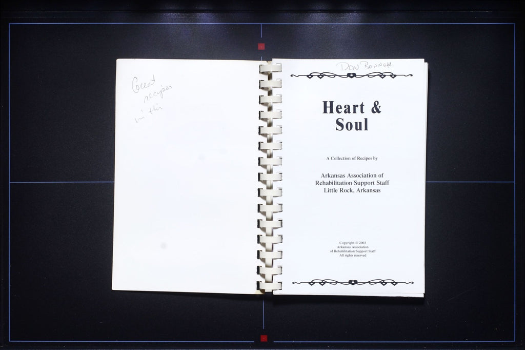 Heart & Soul Cookbook - Rehabilitation Support - Little Rock, Arkansas (2003)