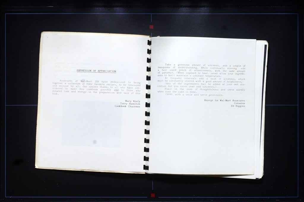 Walmart Fundraising Cookbook - Fayetteville, Arkansas - Vintage Recipes 