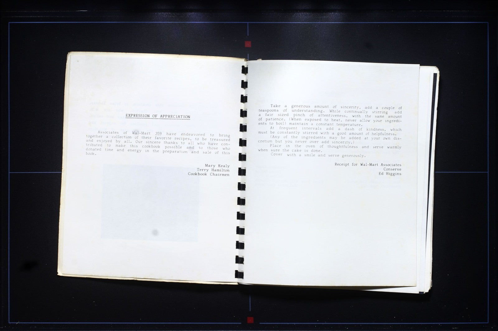 Walmart Fundraising Cookbook - Fayetteville, Arkansas - Vintage Recipes 