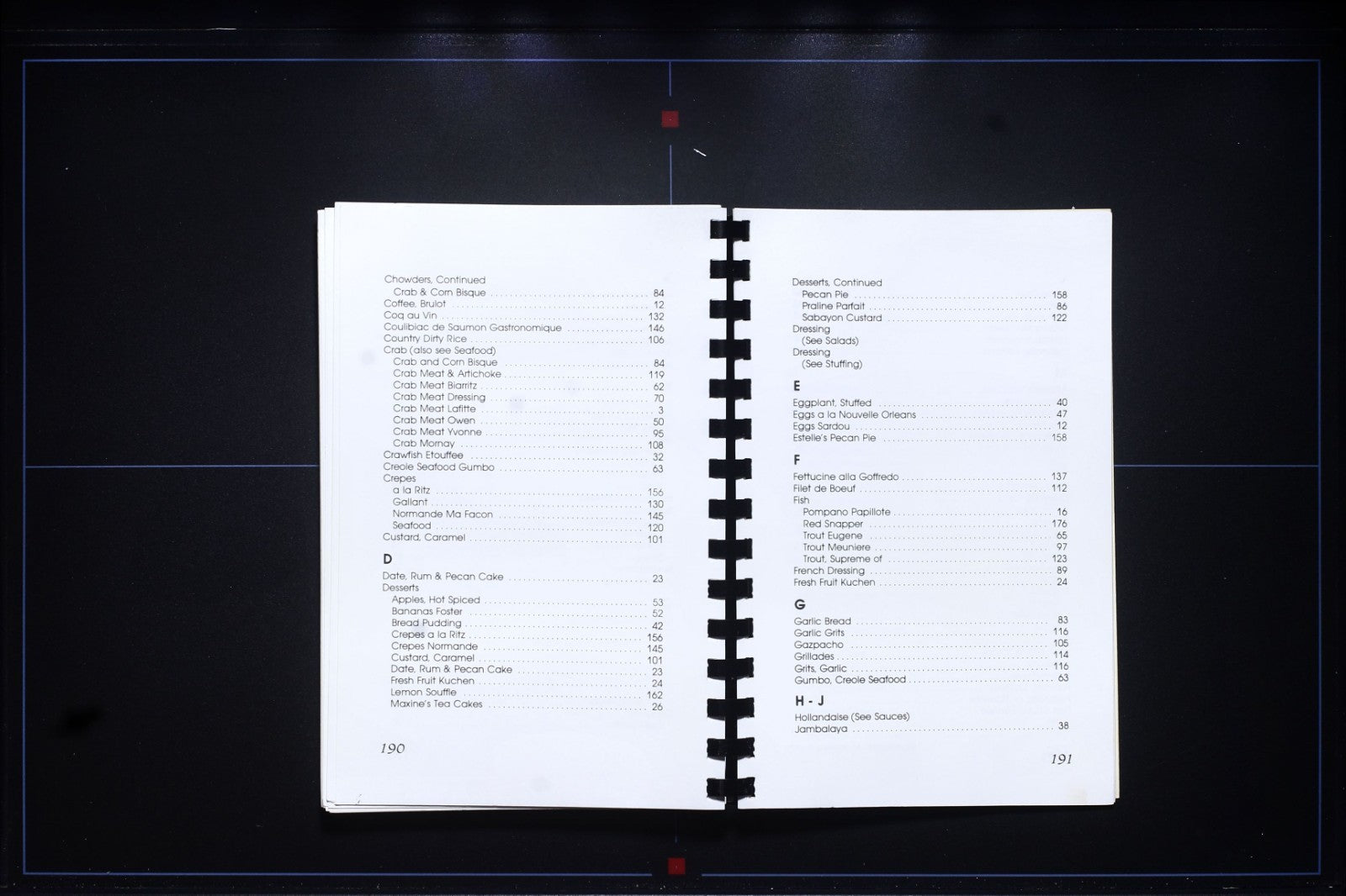 New Orleans Restaurant Recipes - Grady - Vintage Cookbook