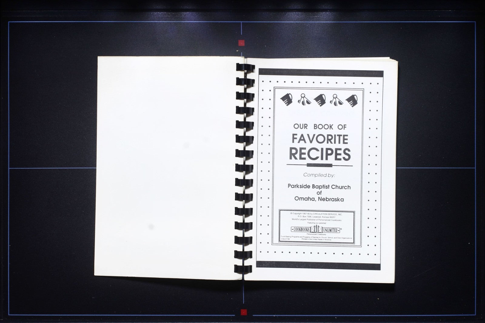 Our Daily Bread - Parkside Baptist Church - Omaha, NE (1995) Recipes Cookbook