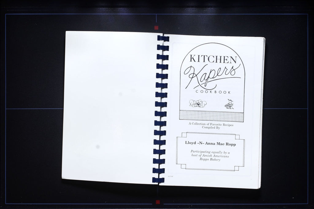 Kitchen Kapers Cookbook - Amish Americans Ropps Bakery - Choteau, OK