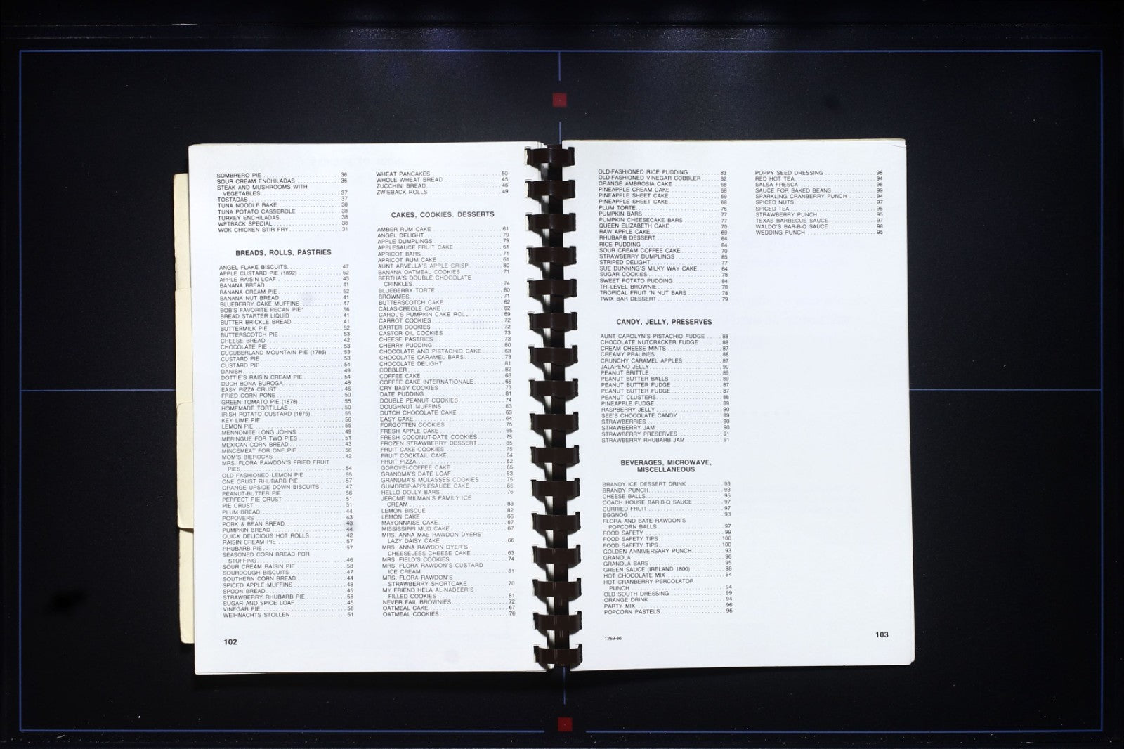 Rawdon Family Cookbook (1986) - Vintage Recipes - Erie, Kansas - Kay Dunning