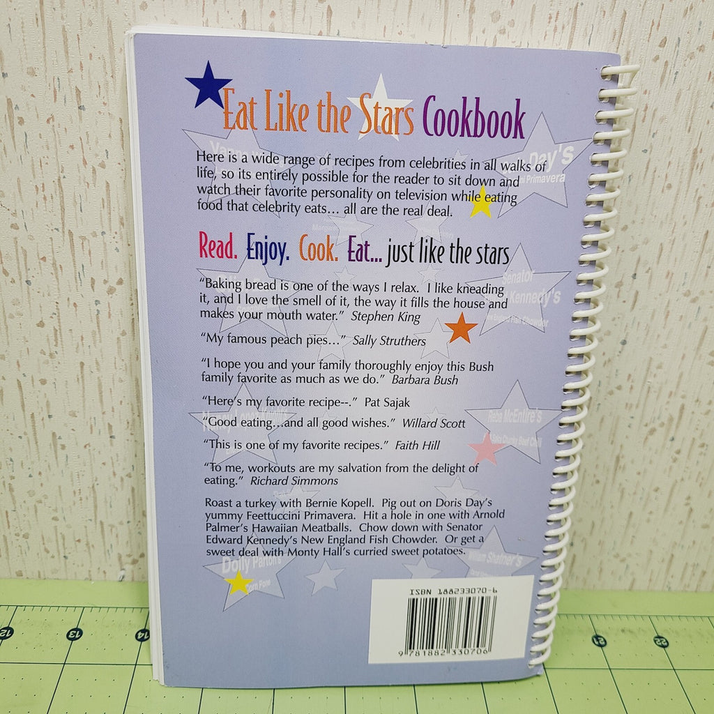 Celebrities Favorite Recipes Eat Like the Stars Cookbook - 84 Recipes