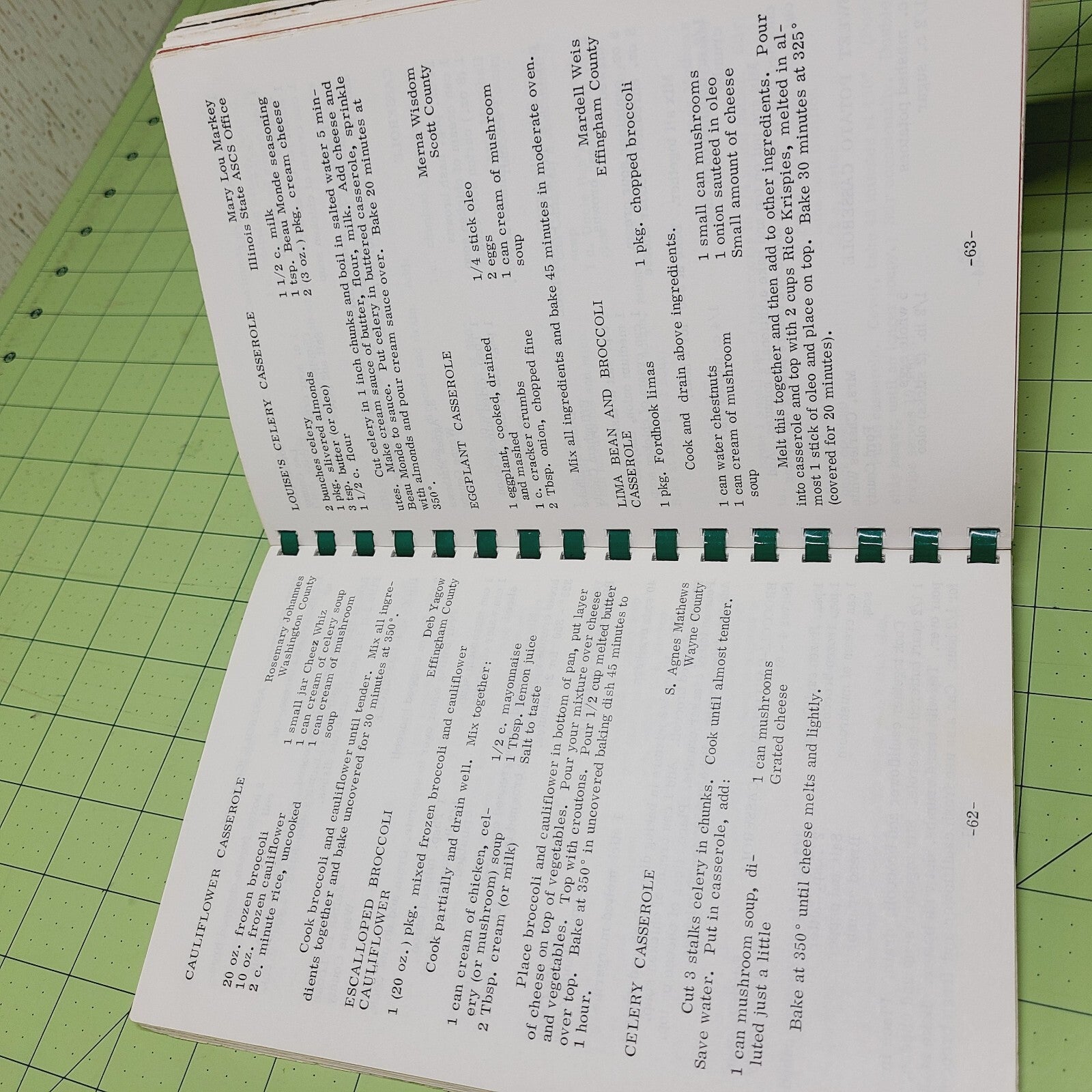 NASCOE Illinois Office Employees - Vintage Cookbook - Favorite Recipes