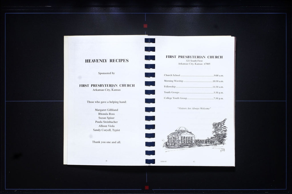 First Presbyterian Church Cookbook - Arkansas City, Kansas