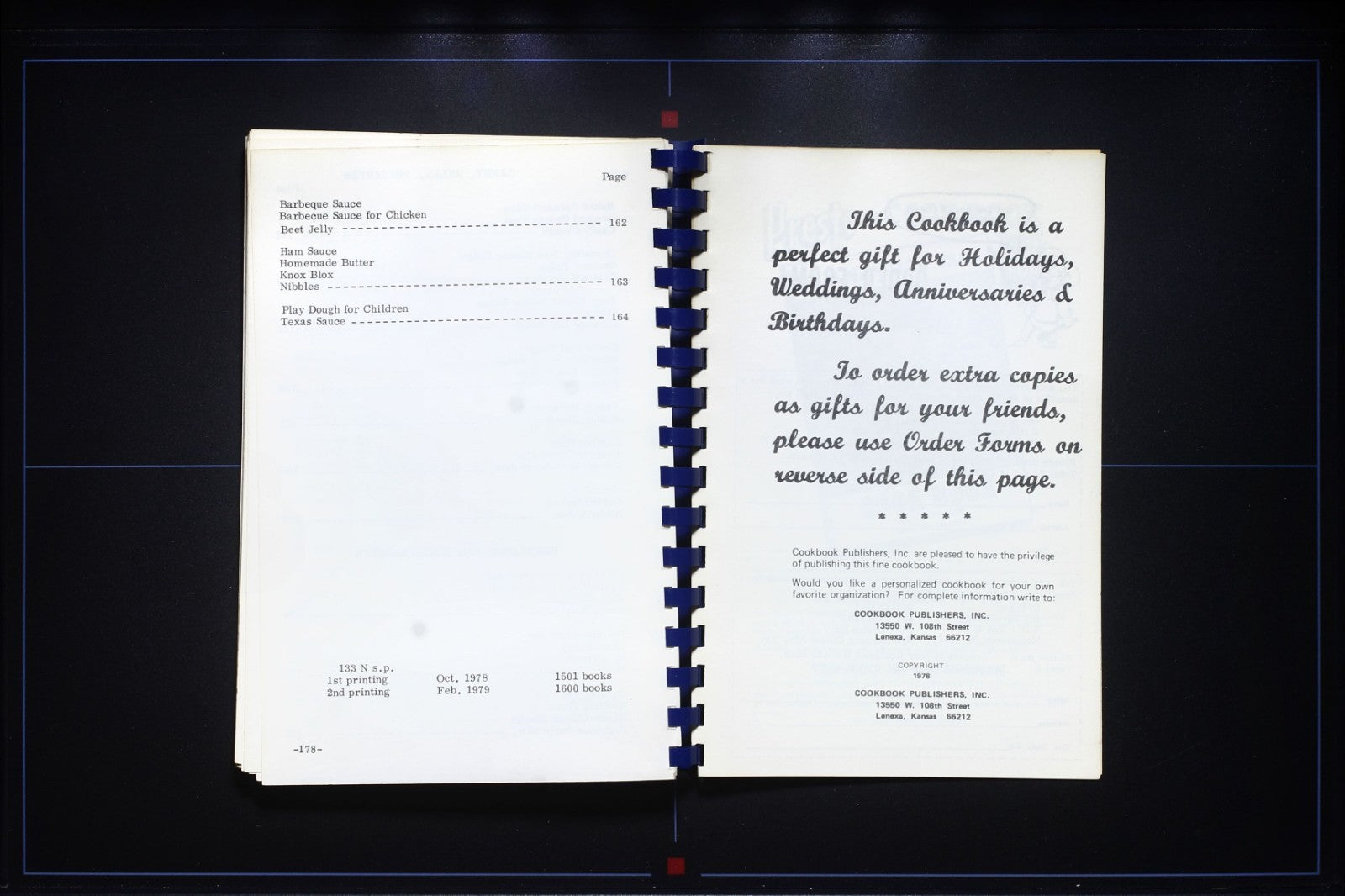 Truckers Wives Cookbook (1978) - Ladies Auxiliary, Transport for Christ - Recipe