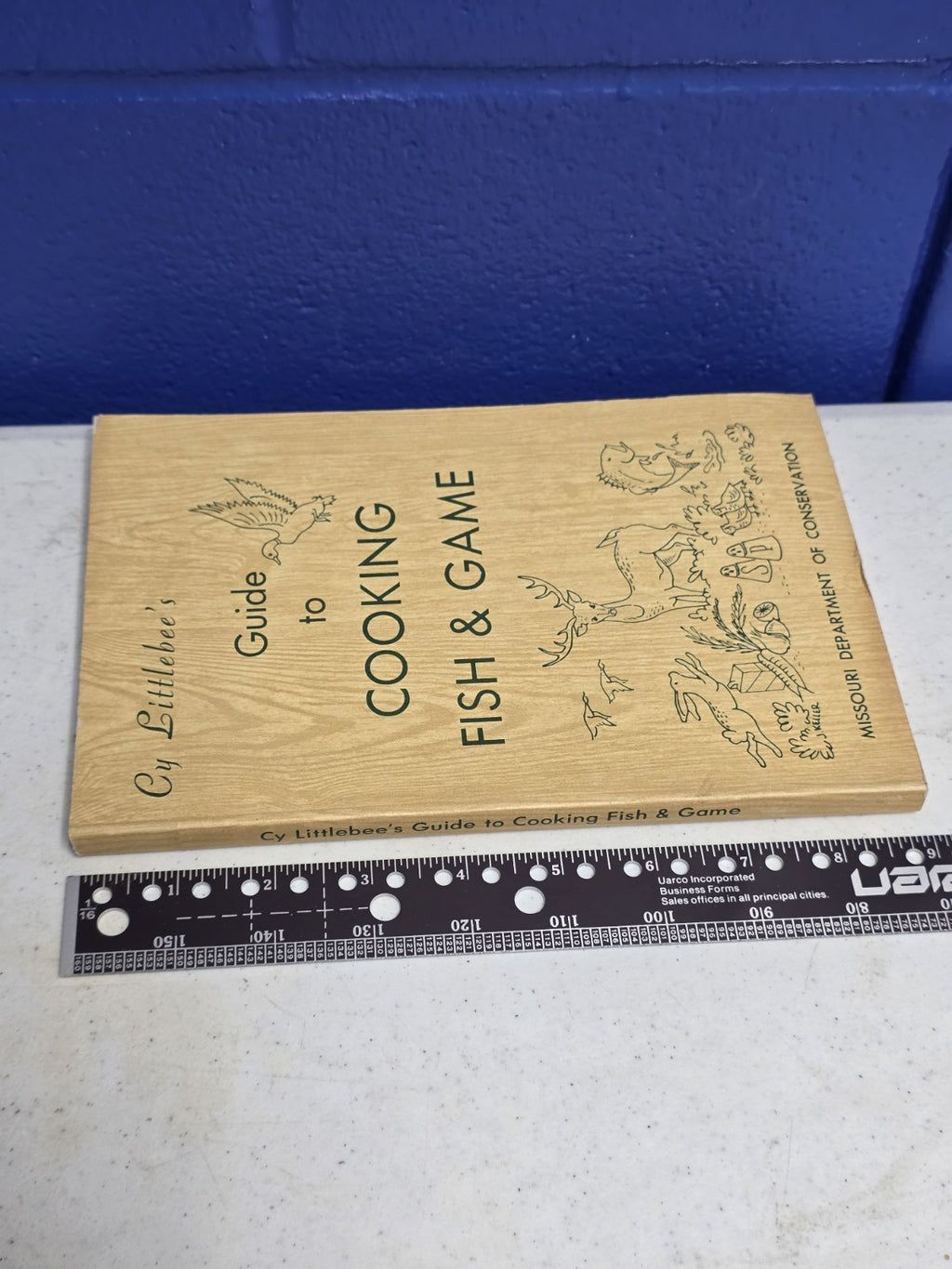 Vintage 1987 Cy Littlebee's Guide to Cooking Fish & Game Cookbook, MO Dept of Co