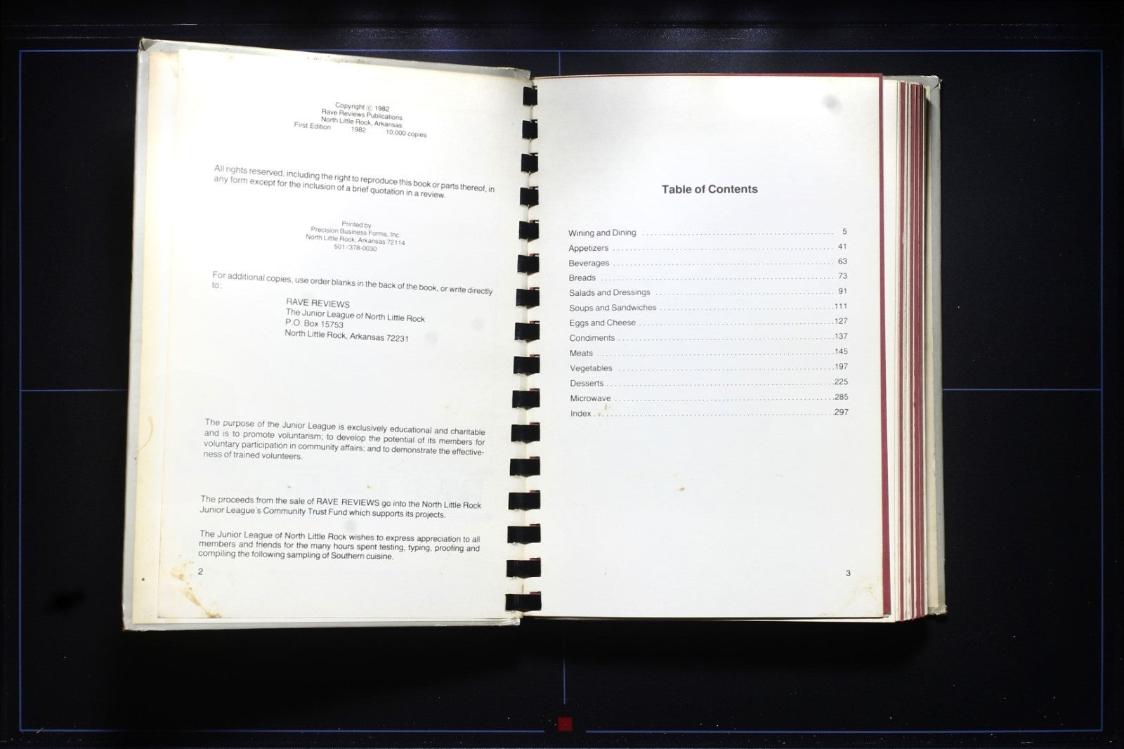 Junior League of North Little Rock Cookbook (1982) - Arkansas - Vintage Recipes