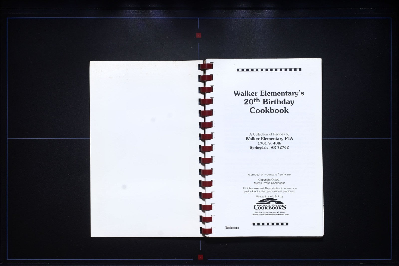 Walker Elementary Cookbook (2007) - Springdale, Arkansas - Vintage Recipes