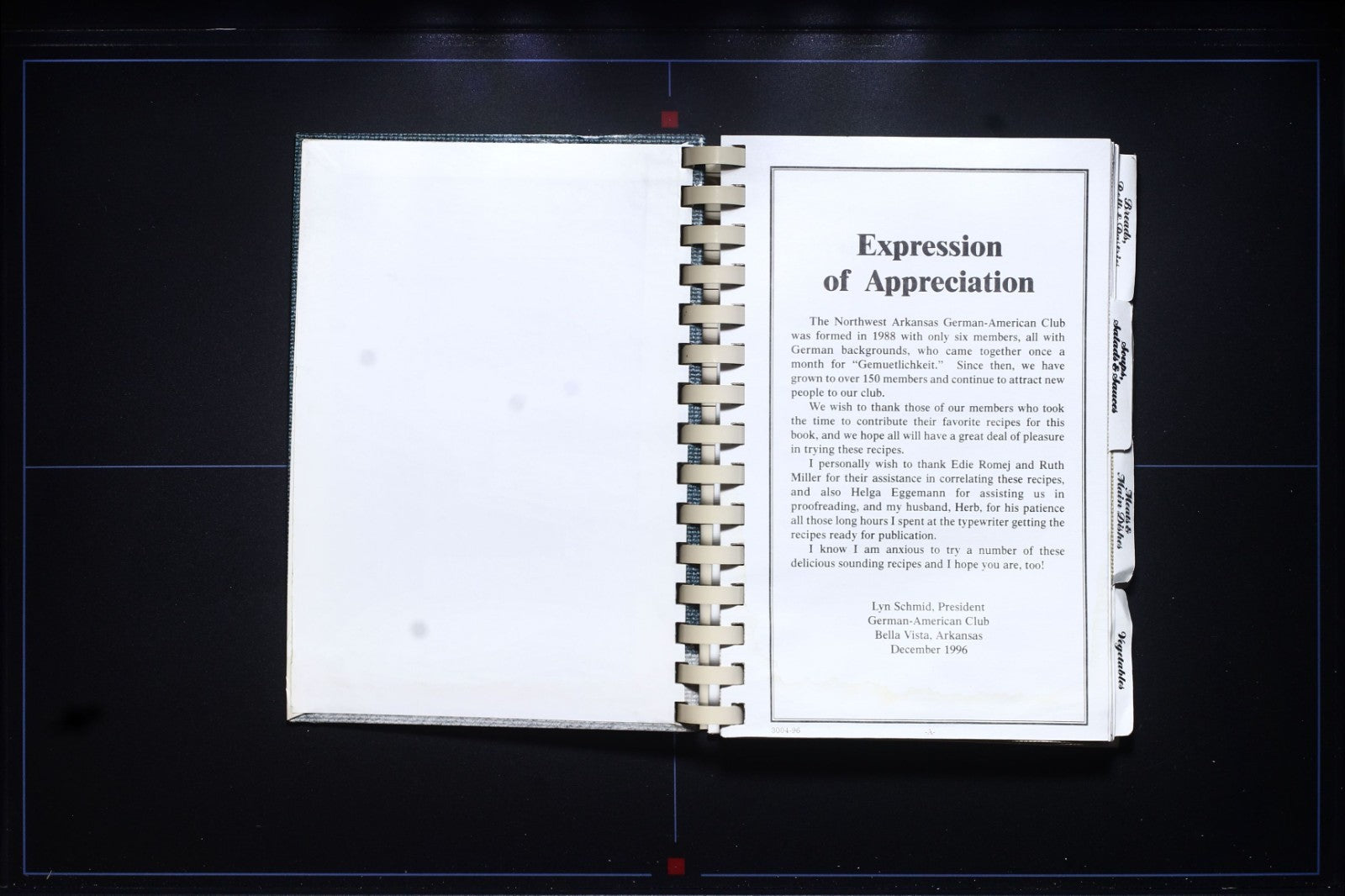 Northwest Arkansas German American Club Cookbook - Vintage Recipes