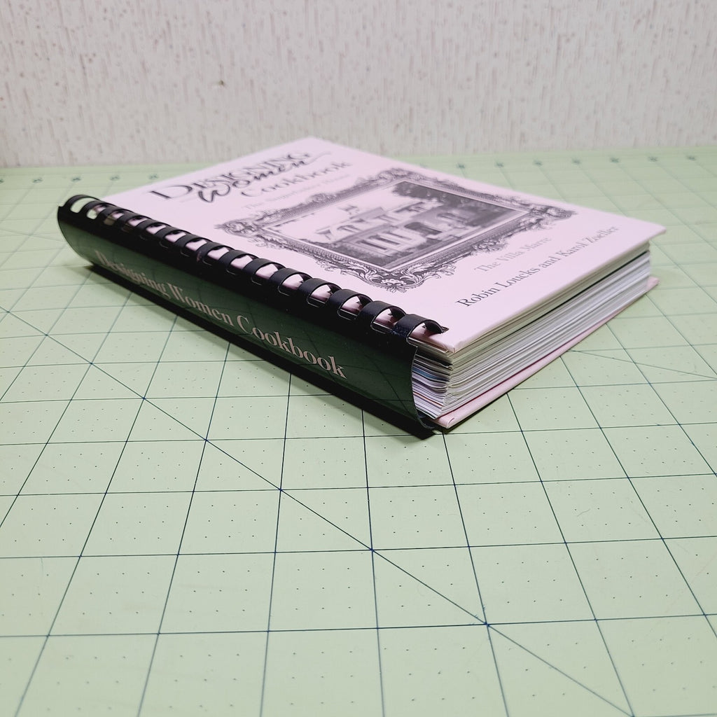 *Signed* Designing Women Cookbook (2000) - Vintage Recipes Spiral Hardcover