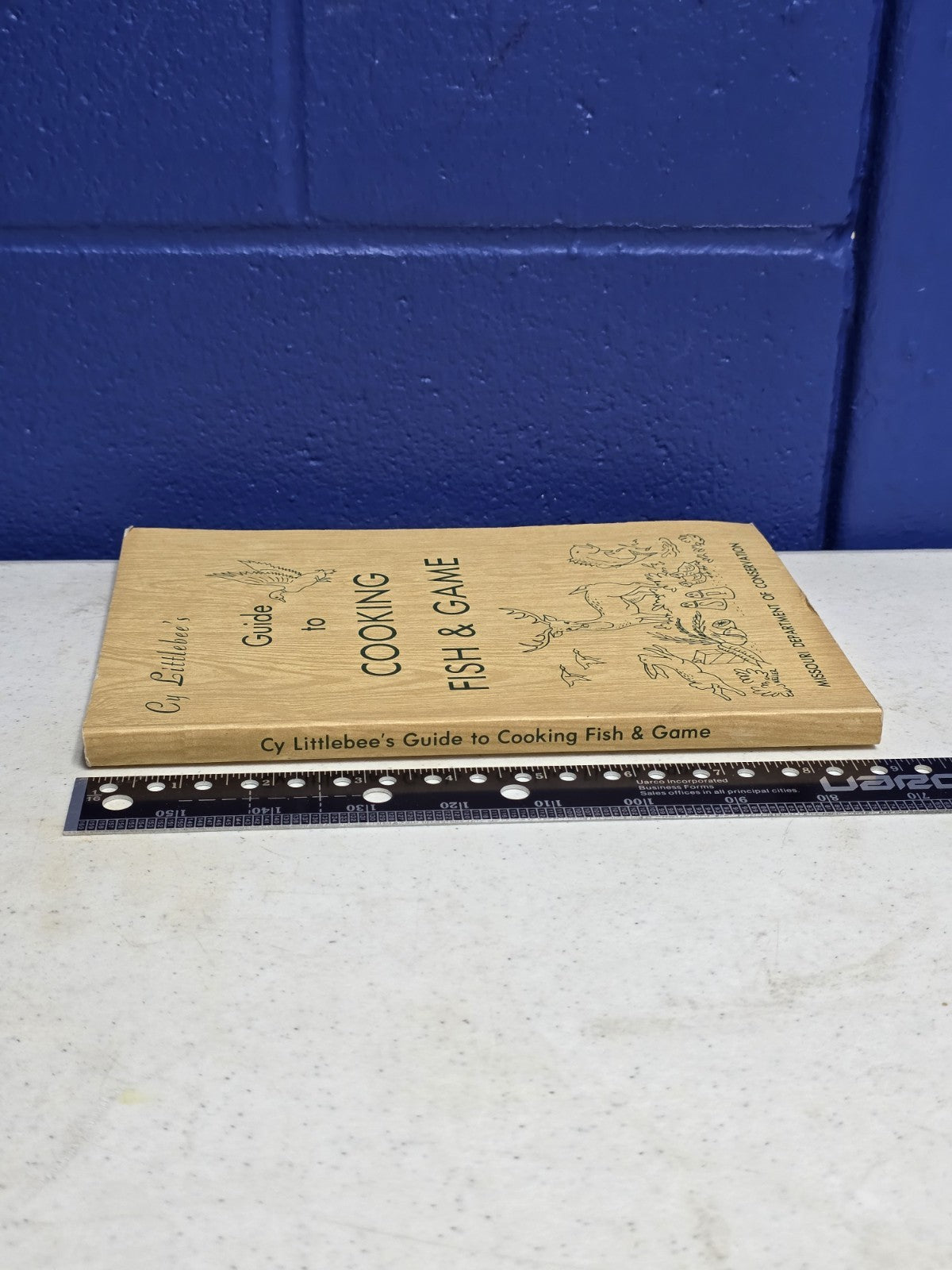 Vintage 1987 Cy Littlebee's Guide to Cooking Fish & Game Cookbook, MO Dept of Co