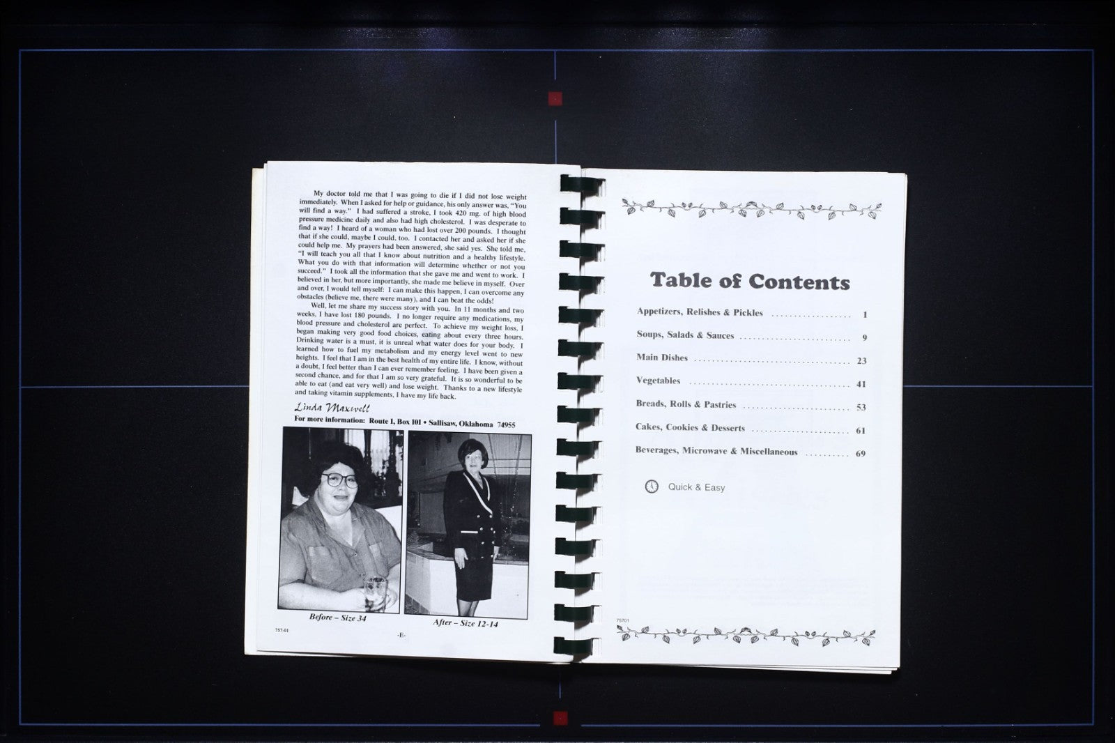 Zenda's Recipe for a New Life (2001) - Rutherford Cookbook