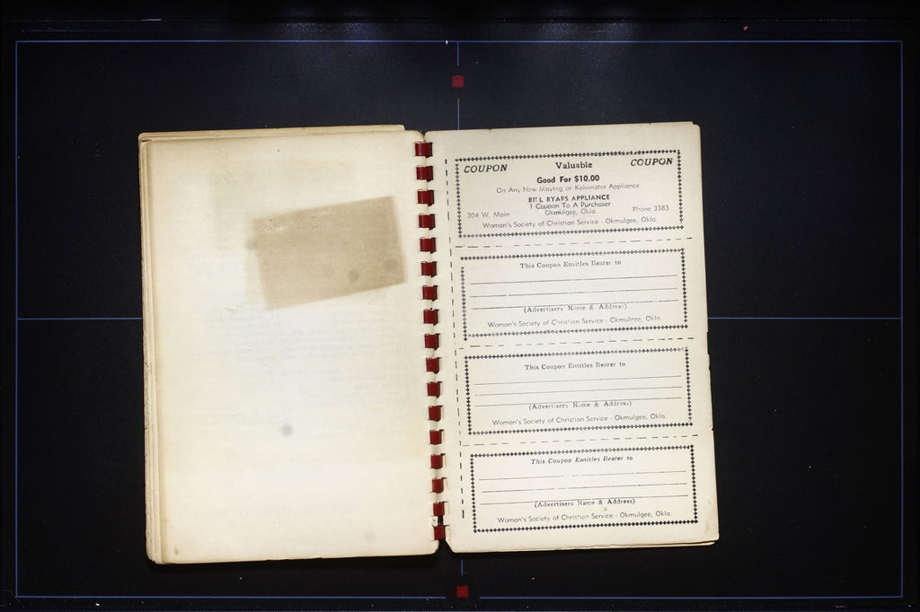 Butler Memorial Methodist Church Cookbook (1951) - Okmulgee, Oklahoma Vintage