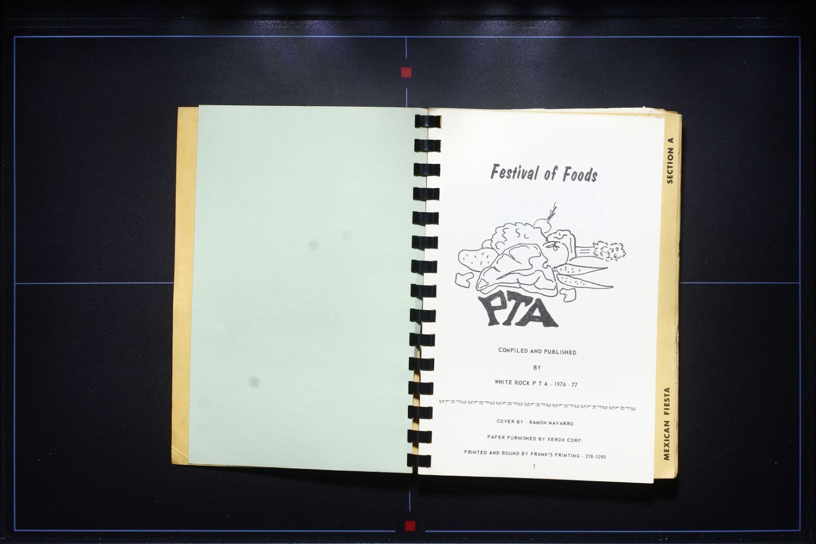 Festival of Foods (1977) - White Rock Elementary - Cookbook, Arkansas (?)