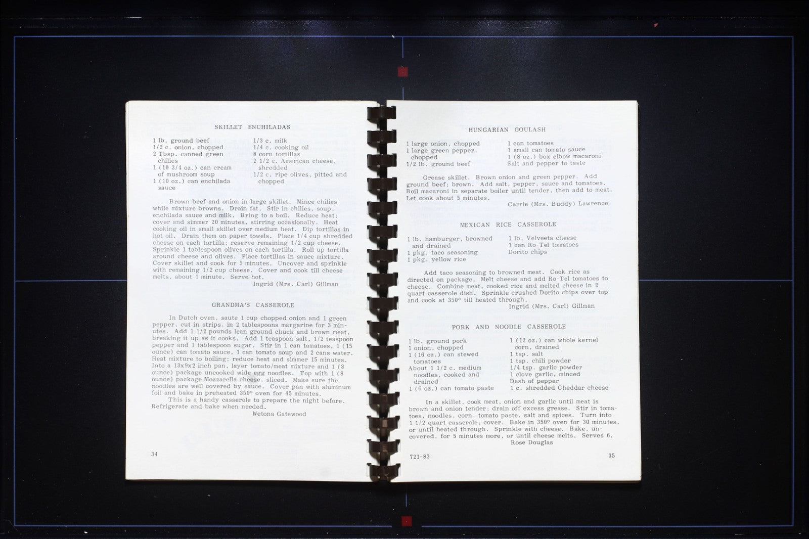 Panhandle Opry Cookbook (1983) - Mossy Head, Florida - Vintage Recipes