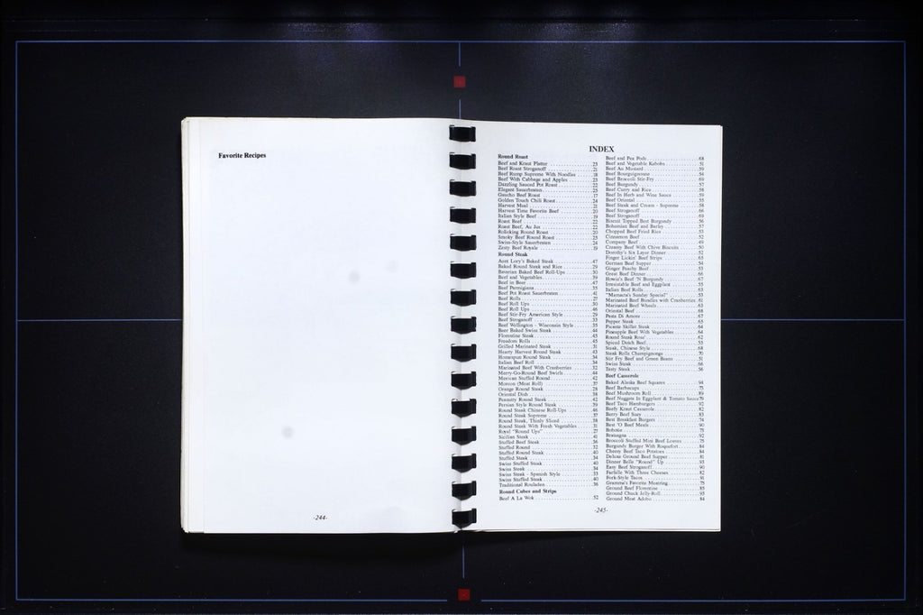 Wisconsin Beef Cook-Off Cookbook (1985) - Vintage Recipes - Meats