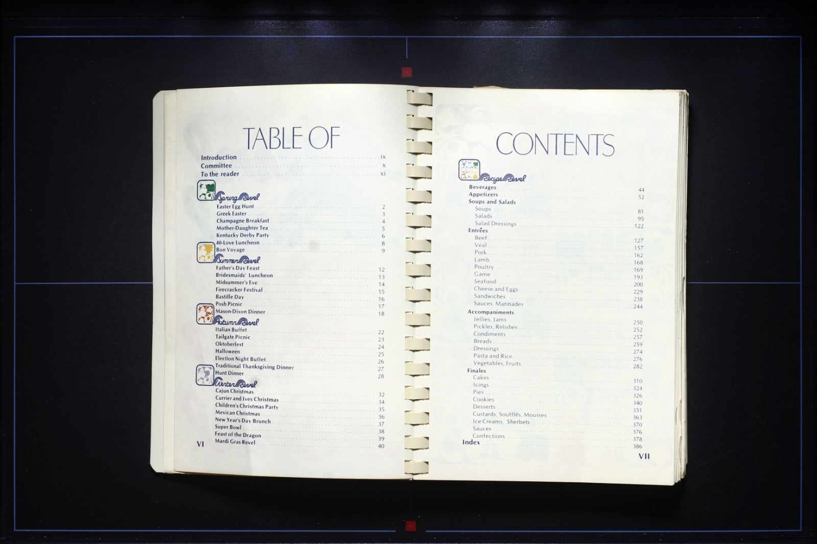 Revel (1980) - Junior League Cookbook - Shreveport, Louisiana - Southern Recipes