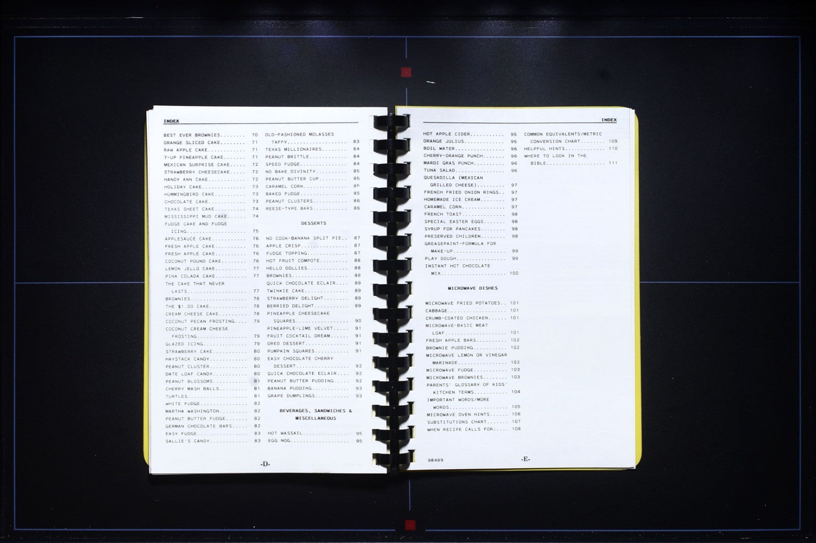 Old Baptist Mission Church Cookbook (1989) - Westville, Oklahoma - Vintage