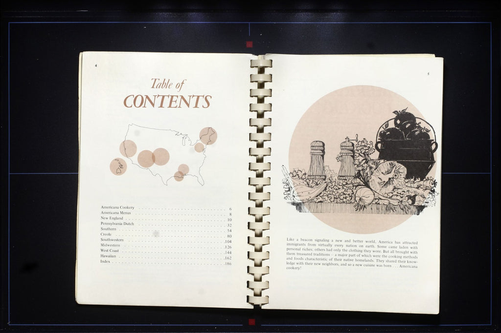 Americana Cookery Cookbook - Recipes of Home Economics Teachers - Vintage