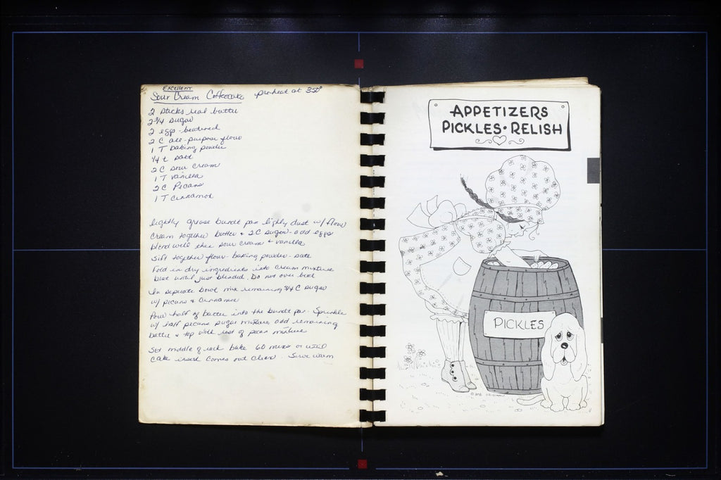 Sharing Recipes Cookbook - Unknown Locale - Vintage Desserts, See Index