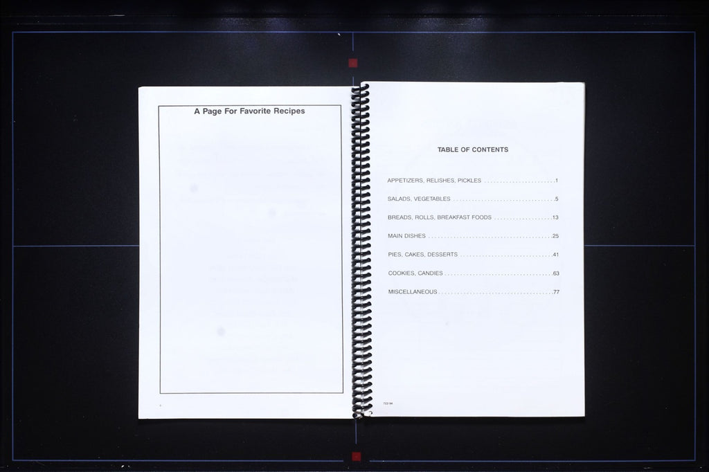 The Miller Families Cookbook - Thin Recipe Book