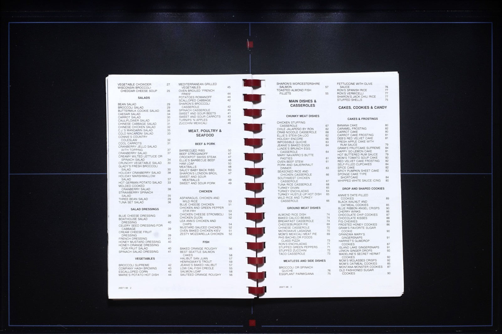 Woodworth Kitchen Recipes Family Cookbook (1999) - Canon City, Colorado