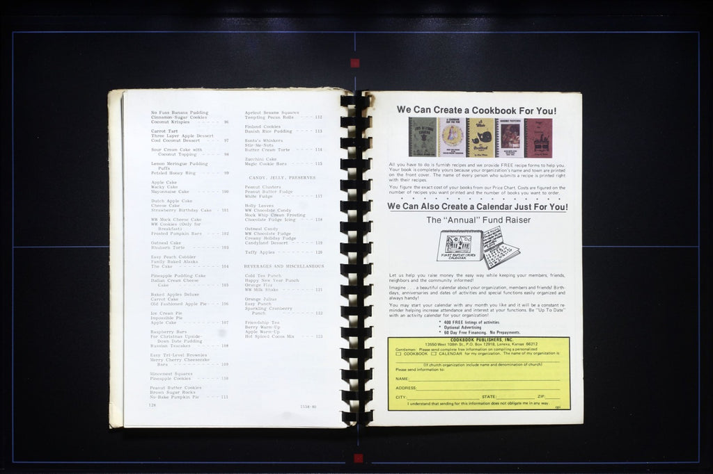 Downriver Baptist Temple (1980) - Lincoln Park, Michigan - Community Cookbook