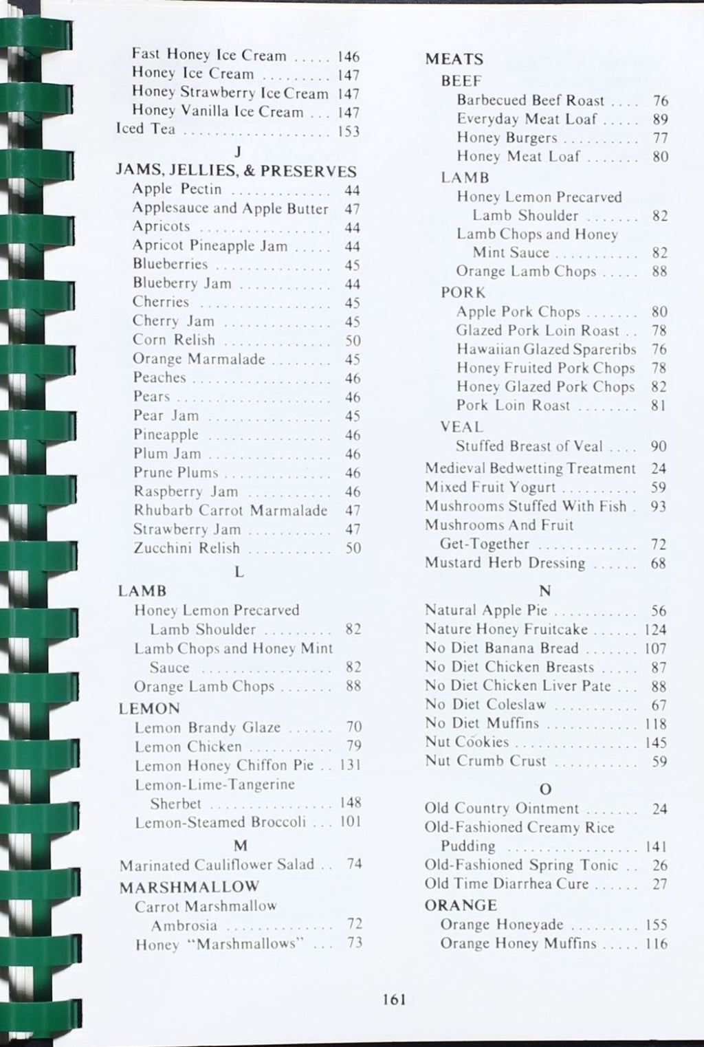 Here's to you, Honey! - Sugarless Cookbook - Joe Parkhill - Plastic Comb Binding