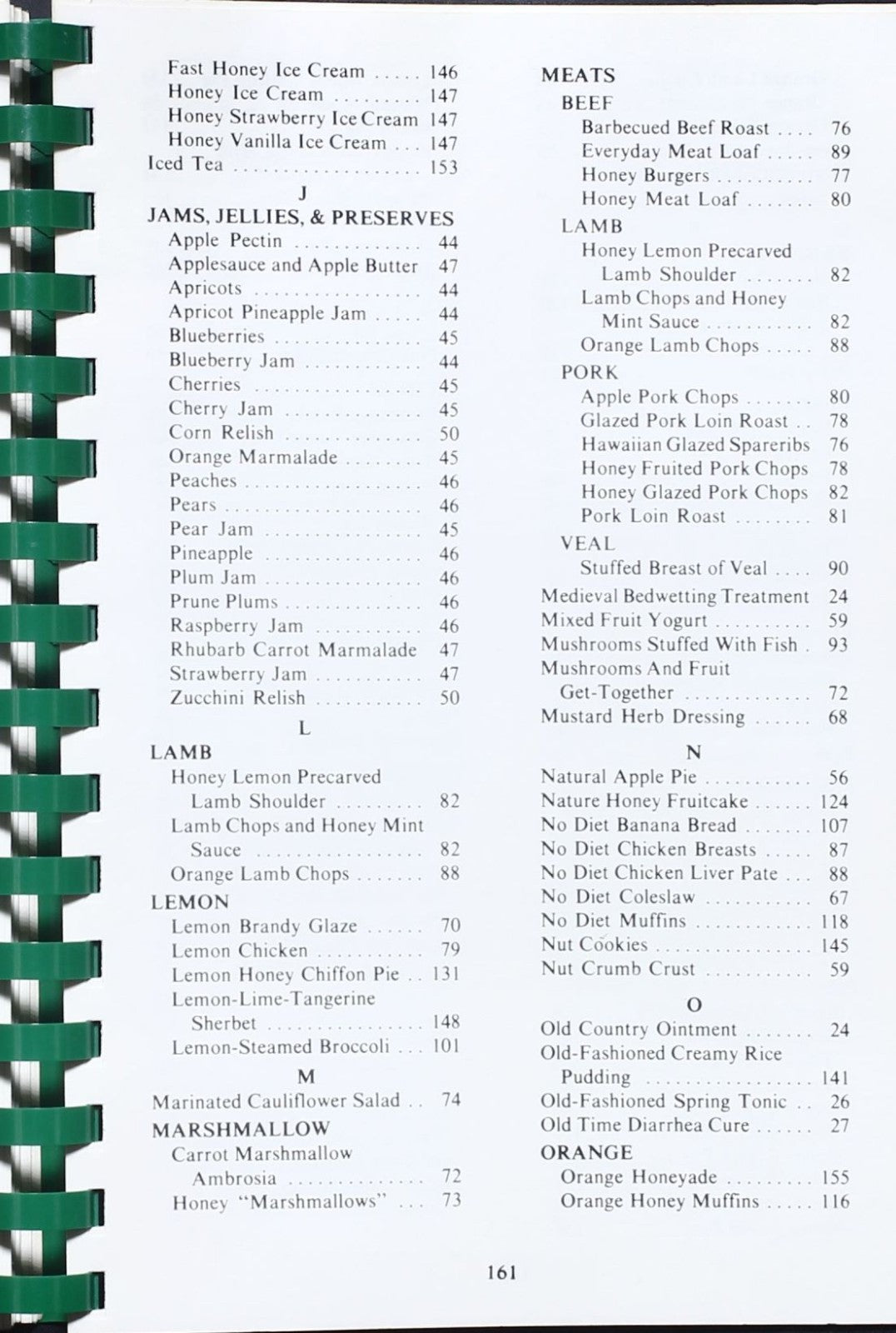 Here's to you, Honey! - Sugarless Cookbook - Joe Parkhill - Plastic Comb Binding