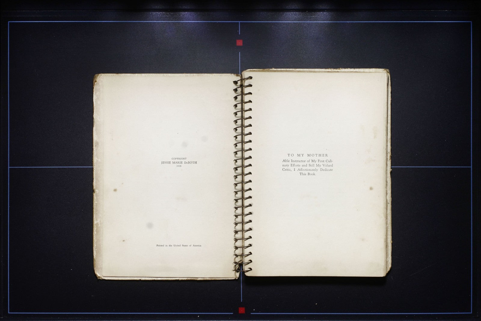 Jessie Marie DeBoth - Cookbook for All Occasions  (1936) - Vintage Recipes