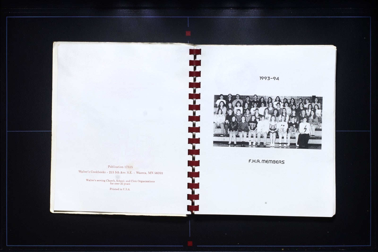 Southwest Schools FHA Cookbook - Washburn, Missouri - Vintage Recipes