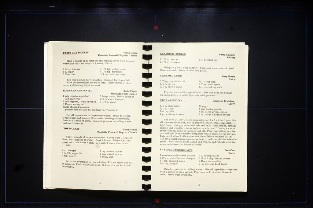 Old Mt. Zion Auxiliary Cookbook - Springdale, Arkansas - Vintage Recipes 