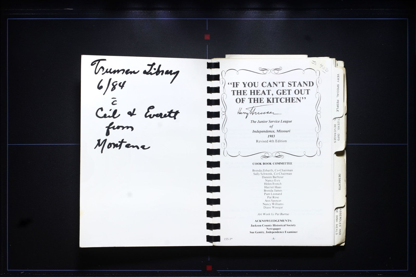 Junior League Cookbook - Independence, Missouri - Vintage Recipes