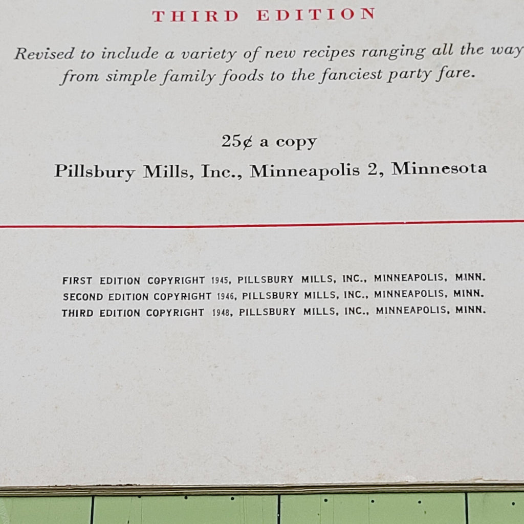 Baking is Fun! (1948) Pillsbury, Ann - Vintage Cookbook - Favorite Recipes
