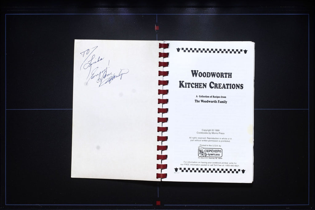 Woodworth Kitchen Recipes Family Cookbook (1999) - Canon City, Colorado