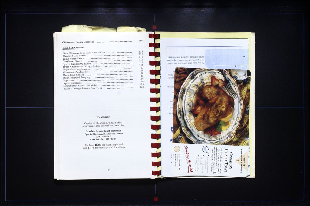 Take it to Heart Cookbook (1989) - Evans Heart Institute Arkansas - Recipes