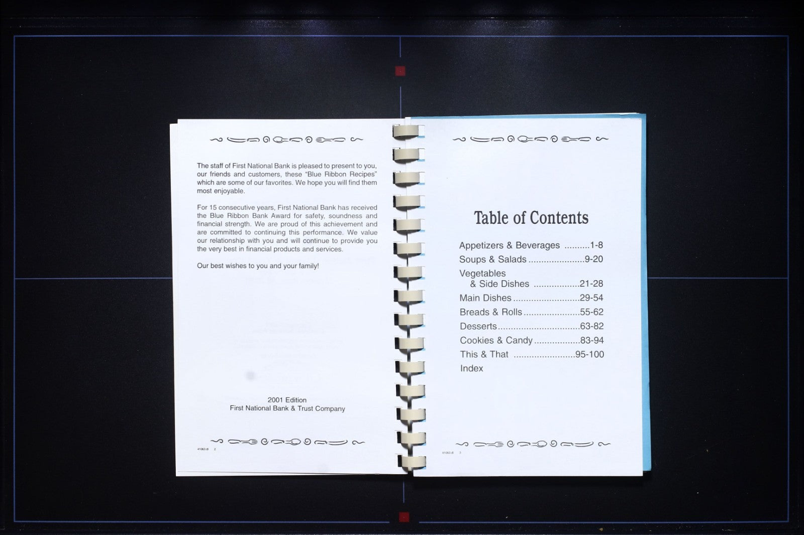 Blue Ribbon Recipes (2001) - Mountain Home, Arkansas - Vintage Cookbook