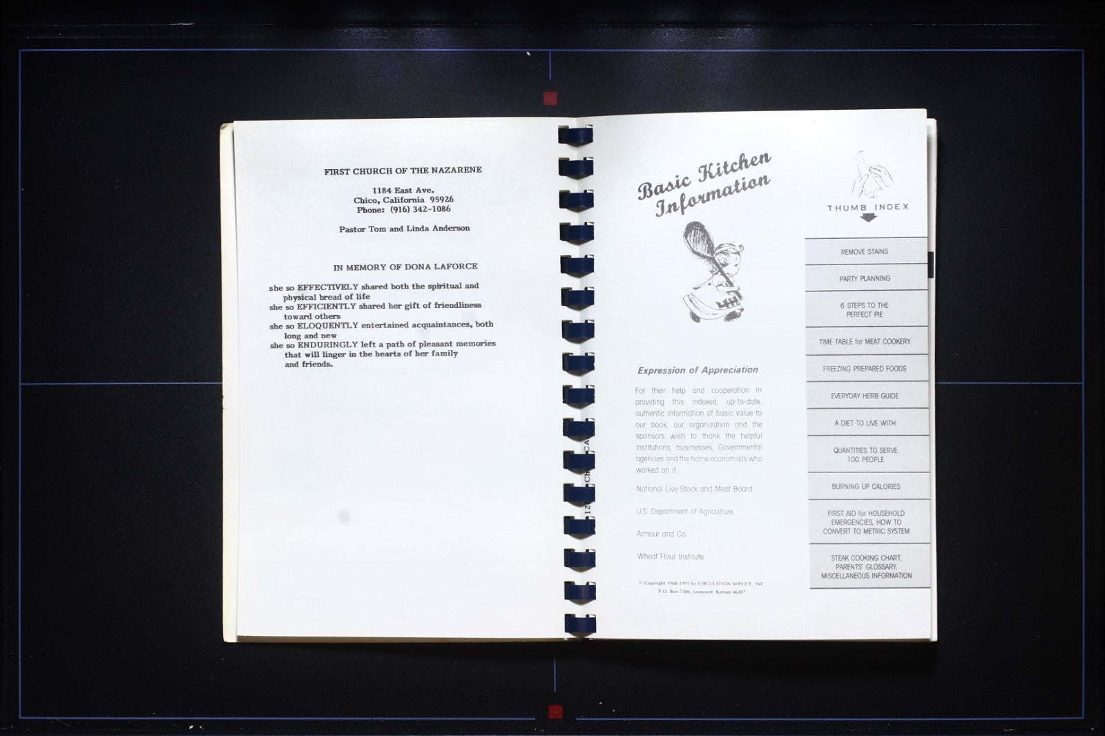 Chico First Church of the Nazarene Cookbook (1991) - California - Vintage Recipe