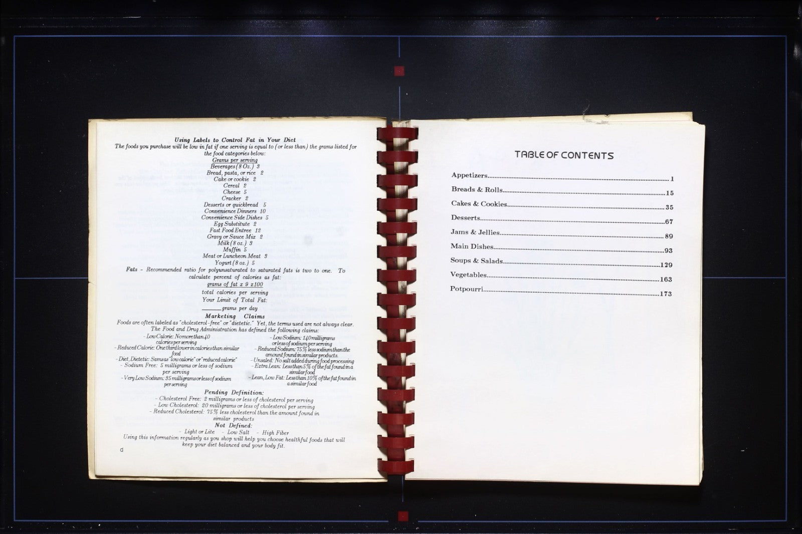 Rochester Coronary Club Cookbook - Minnesota Recipes Vintage