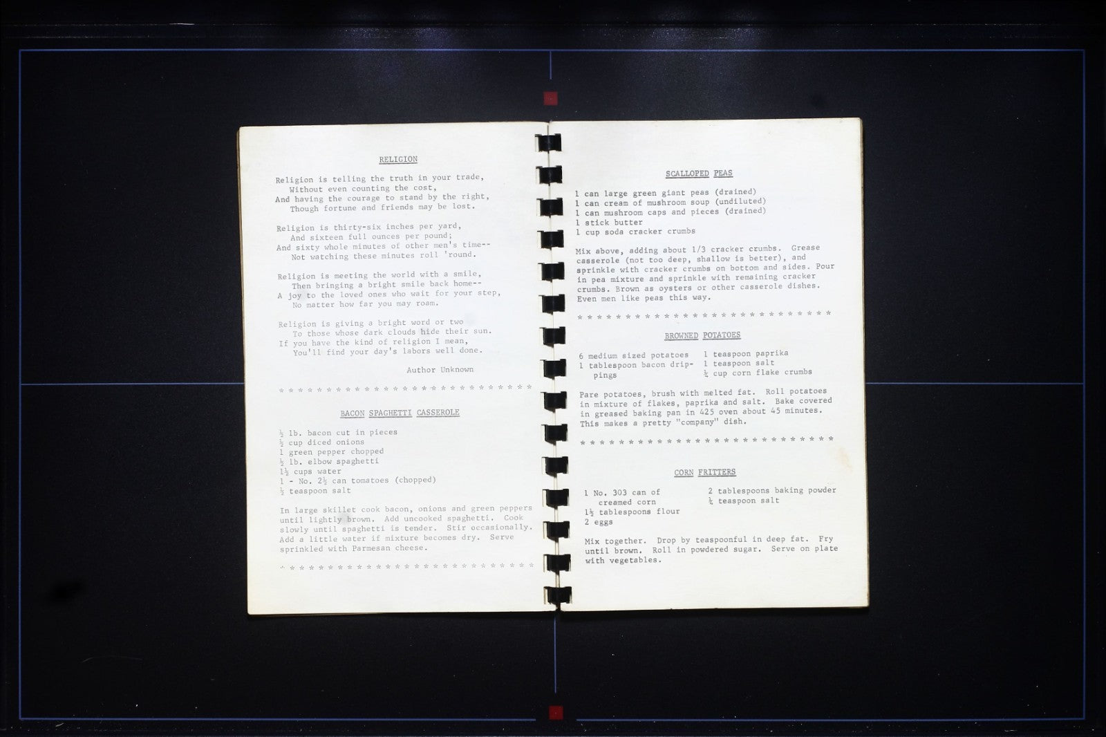 Mom Farmer's Fancies for Finicky Folk Cookbook - Thin Vintage Recipes