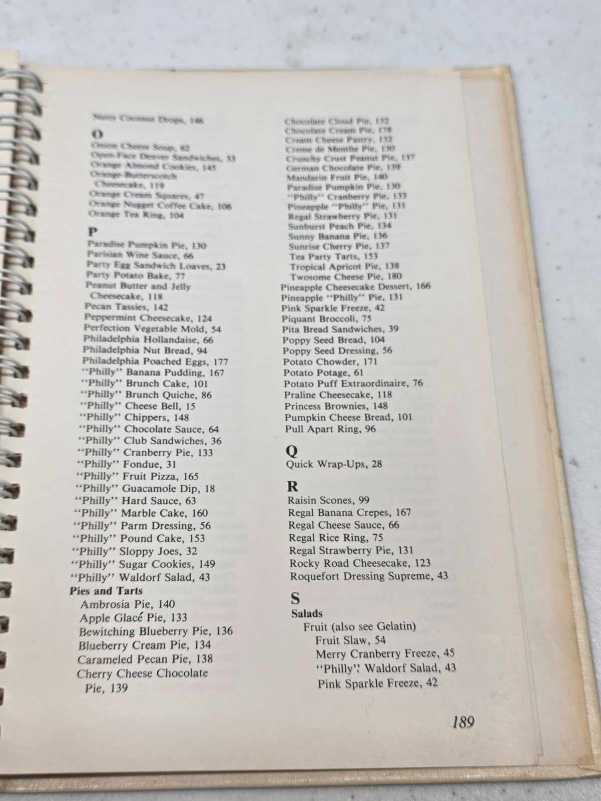 The Philadelphia Brand Cream Cheese Cookbook Twelfth Printing 1987