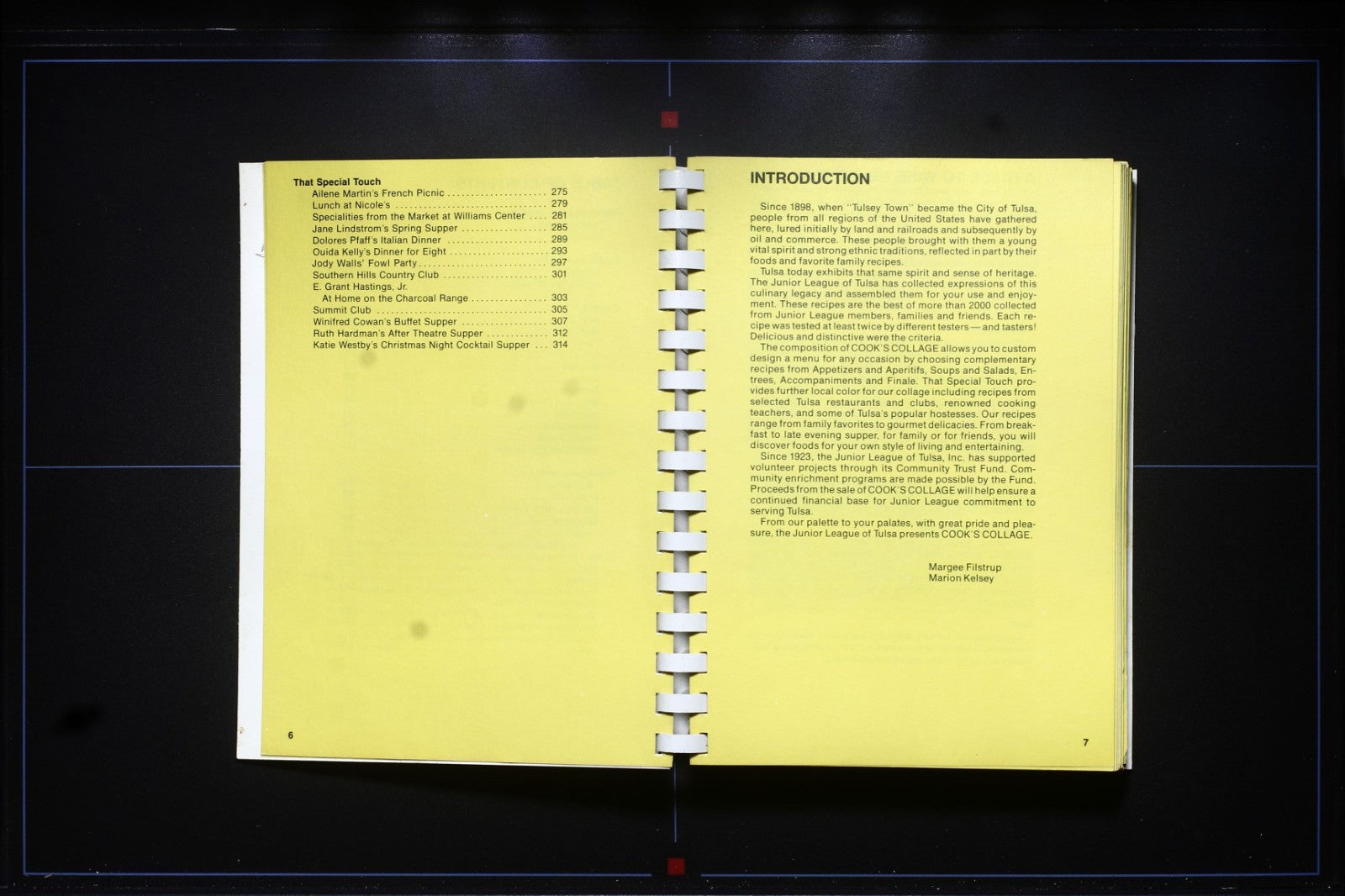 Cook's Collage (1978) - Junior League Cookbook - Tulsa, Oklahoma 