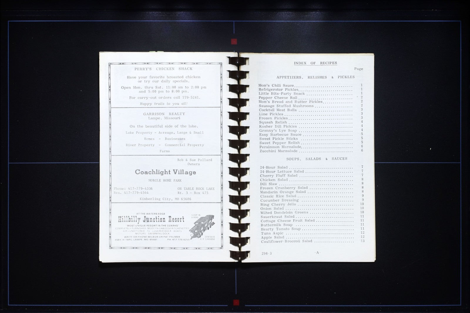 Ozark Mountain Vittles - Lampe, Missouri - Vintage Cookbook Recipes